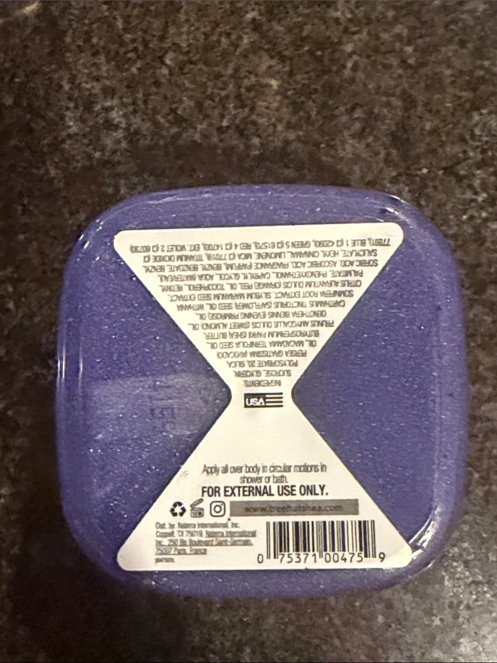 Sparkling Sapphire Shea Sugar Scrub - Purple
